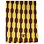 Tory Burch Polo a maniche corte in maglia jacquard geometrica - Giallo/Bordeaux - vista 6