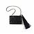 Tory Burch Kira Chevron Small Borsa in Pelle Nera Nero
