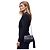 Tory Burch Kira Chevron Small Borsa in Pelle Nera Nero - vista 2