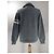 Roberto Collina graue Wollstrickjacke mit Streifen Weiß - Ansicht 3