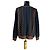 Autre Marque Carlo Colucci Herren Strickpullover mehrfarbig Zickzack - XXL Mehrfarben Anthrazitgrau