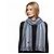 Sciarpa Missoni Zig Zag in lana Marrone Nero Blu Grigio Blu chiaro - vista 2