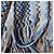 Sciarpa Missoni Zig Zag in lana Marrone Nero Blu Grigio Blu chiaro - vista 4