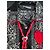 Autre Marque Arizona Love Camicia Stampa Bandana Nera Cuore Rosso - vista 5