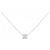Tiffany & Co Collana Tiffany 950 Platino 4 Diamanti con Castone Argento