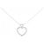 Autre Marque Collana in oro bianco Au750 e diamanti Argento