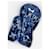 Louis Vuitton Sciarpa Monogram Velluto Blu  - vista 3