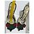 Gucci Mules Décolleté con Fiocco Nero e Crema Bianco Rosso Verde - vista 13