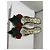 Gucci Mules Décolleté con Fiocco Nero e Crema Bianco Rosso Verde - vista 3