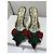 Gucci Mules Décolleté con Fiocco Nero e Crema Bianco Rosso Verde - vista 4