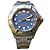 Seiko Scuba 7N35-6060 Relógio Quartz Azul Dourado