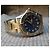Seiko Scuba 7N35-6060 Relógio Quartz Azul Dourado - vista 14