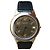 Bally Montre à quartz plaqué or réf. 73.01 Swiss Made Noir