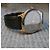 Bally Montre à quartz plaqué or réf. 73.01 Swiss Made Noir - vue 14