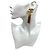 Orecchini a clip Chanel Vintage Coco Mark con nappa D'oro - vista 2
