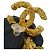 Orecchini a clip Chanel Vintage Coco Mark con nappa D'oro - vista 3