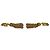 Orecchini a clip Chanel Vintage Coco Mark con nappa D'oro - vista 4