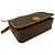 Céline Celine Vintage Macadam Blazon Triomphe Pattern Schultertasche Braun - Ansicht 7