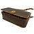 Céline Celine Vintage Macadam Blazon Triomphe Pattern Schultertasche Braun - Ansicht 8