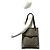 Borsa Tote GUCCI Vintage Sherry Line GG Logo Marrone Rosso Verde - vista 2