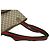 Borsa Tote GUCCI Vintage Sherry Line GG Logo Marrone Rosso Verde - vista 4