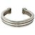 Tiffany & Co Bracciale rigido doppio scanalato Tiffany Vintage Argento