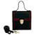 Sac à bandoulière 2-en-1 en cuir avec découpes Yves Saint Laurent Noir Rouge  - vue 1