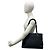 Borsa Tote Chanel GST Nera in Pelle di Vitello Martellata Nero - vista 2