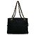 CHANEL Borsa a Spalla Matelassé Coco Mark in Pelle Caviar Nero - vista 3
