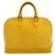 Borsa a mano rotonda con zip Alma in pelle Epi Louis Vuitton Giallo - vista 3