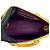 Borsa a mano rotonda con zip Alma in pelle Epi Louis Vuitton Giallo - vista 9