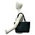Chanel Cambon Line Coco Mark Leder Tote Bag Schwarz - Ansicht 2