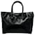 Vintage Logo Lederhandtasche Yves Saint Laurent Schwarz  - Ansicht 3