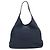 Bolso de hombro de cuero azul marino Prada