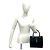 Mini borsa tote Gucci Jackie Logo Hardware GG Pattern Nero - vista 2