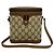 Mini borsa a tracolla Gucci Old Sherry Line Marrone Rosso Verde
