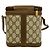 Mini borsa a tracolla Gucci Old Sherry Line Marrone Rosso Verde - vista 3