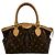 Borsa Boston Louis Vuitton Tivoli PM Monogram Mini Marrone - vista 3