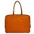 Hermès Borsa Hermes Plume 32 in pelle Veau Gulliver Arancione - vista 3