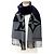Stola in lana e cashmere Louis Vuitton Nero - vista 3