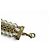 Bracelet Christian Dior Montaigne 30 Toronto avec logo en métal et perles de faux aspect ruban Doré - vue 6