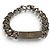 Bracciale charm Louis Vuitton Monogram argento - vista 3