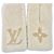 Stola in shearling monogram beige Louis Vuitton - vista 5