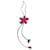 Hermès Hermes HERMES Charm Petit H Cherry Blossom Rosa Verde  - vista 1