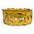 Bracciale Rigido Chanel Vintage 96A Coco Mark Oro D'oro