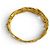 Bracciale Rigido Chanel Vintage 96A Coco Mark Oro D'oro - vista 4
