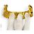 Bracciale Rigido Chanel Vintage 96A Coco Mark Oro D'oro - vista 5