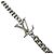 Collana con pendente Louis Vuitton Damier Staple Argento - vista 7
