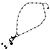 Christian Dior Collana con moschettone Dior Homme x Judy Blame 20AW Argento Bianco - vista 3