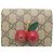 Cartera compacta Gucci GG Supreme Cherry Beige
